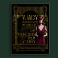 A Lady Does Not Spew Profanities, She Enunciates Them Clearly