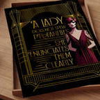 A Lady Does Not Spew Profanities, She Enunciates Them Clearly