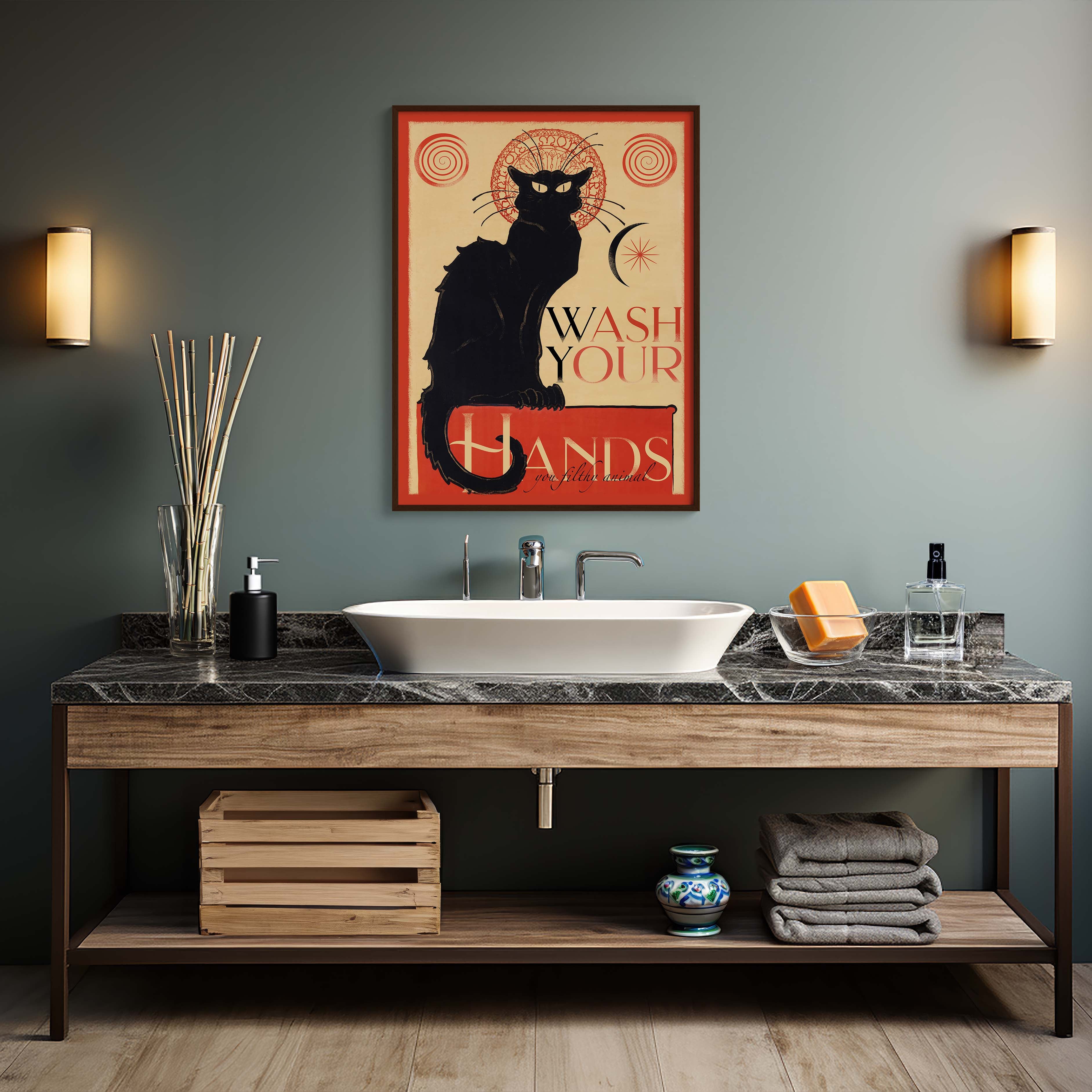 Wash Your Hands, You Filthy Animal (Chat Noir Edition)