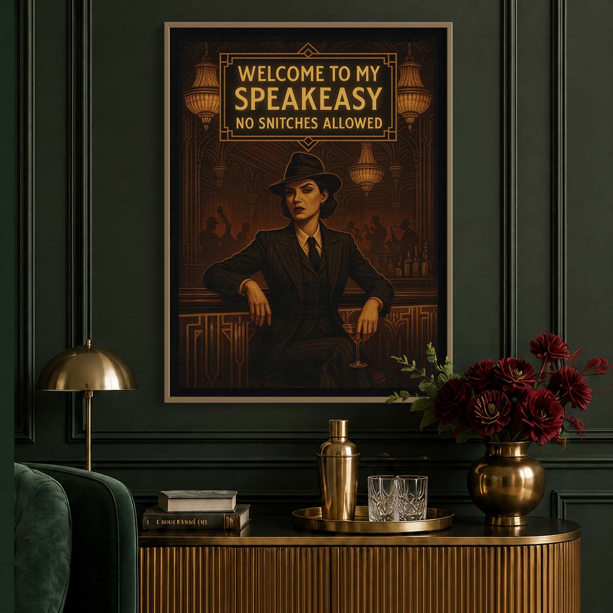 Welcome to My Speakeasy. No Snitches Allowed.