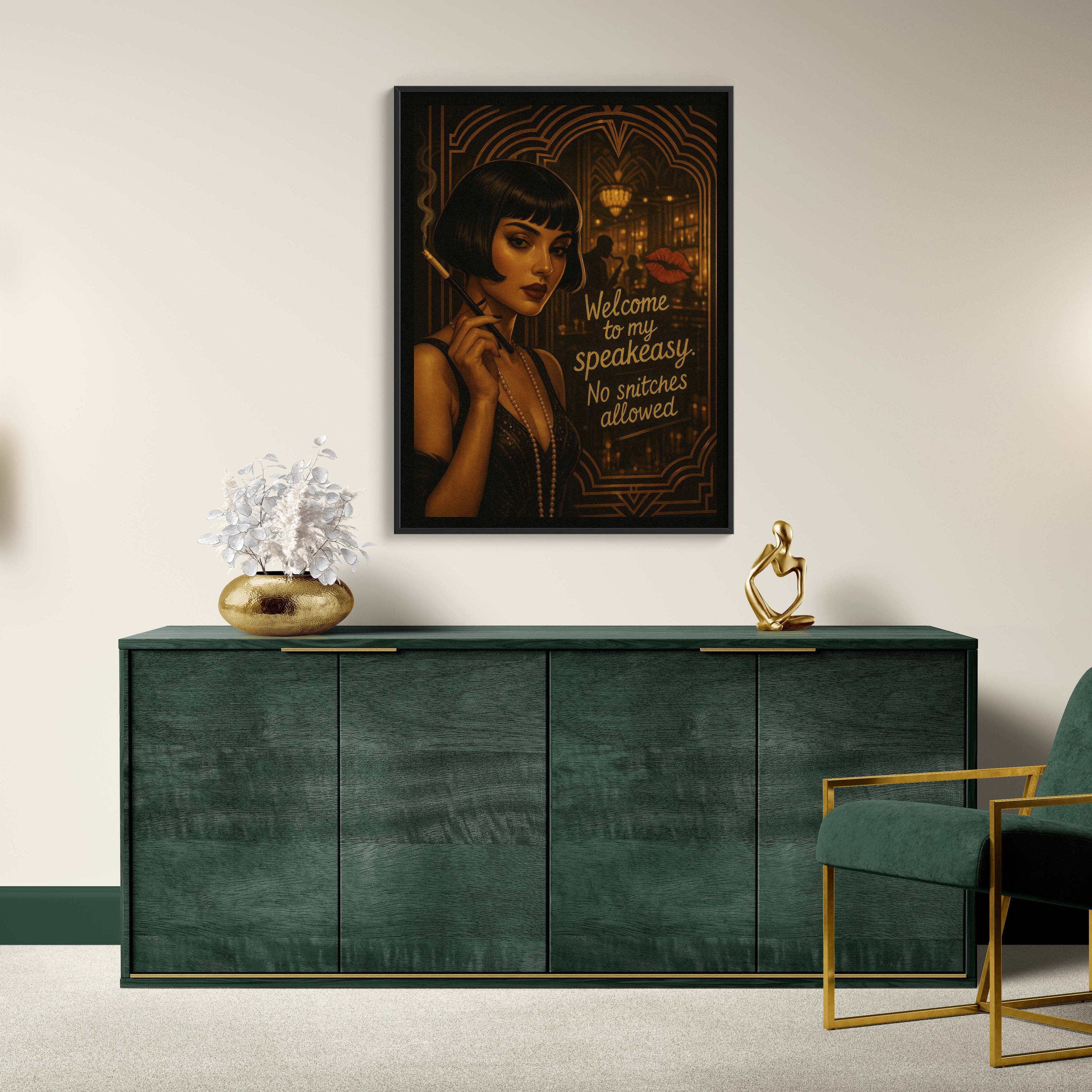 Welcome to My Speakeasy. No Snitches Allowed.