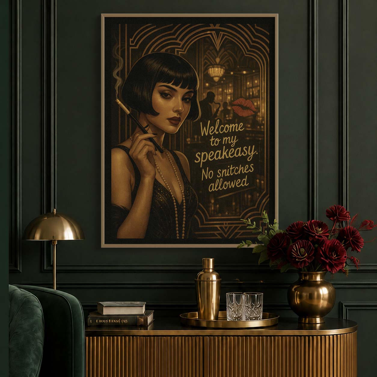 Welcome to My Speakeasy. No Snitches Allowed.