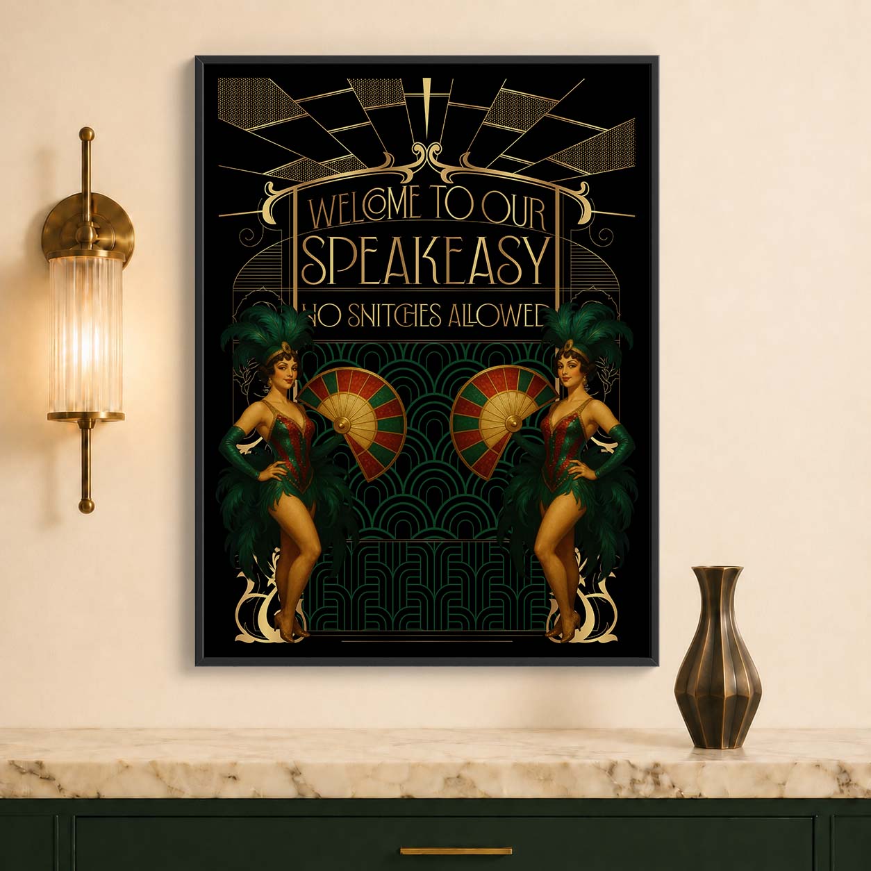 Welcome to Our Speakeasy. No Snitches Allowed.