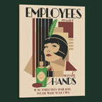 Employees Must Wash Hands