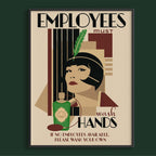 Employees Must Wash Hands