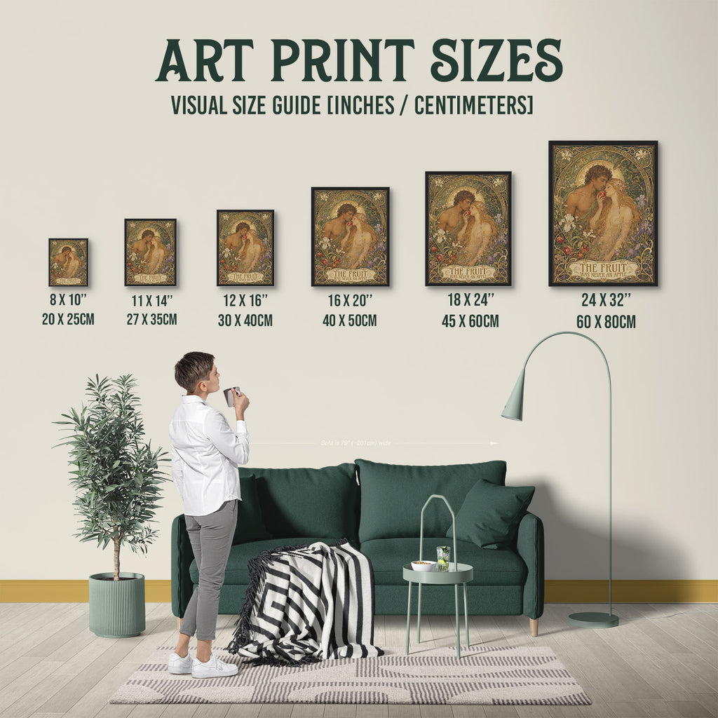 New Product A1001333 — Poster Size Comparison