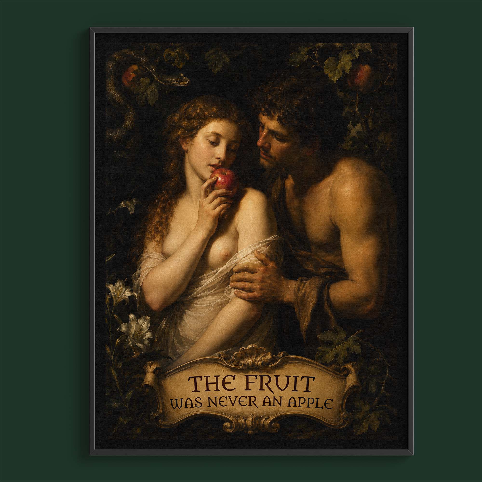 The Fruit Was Never an Apple