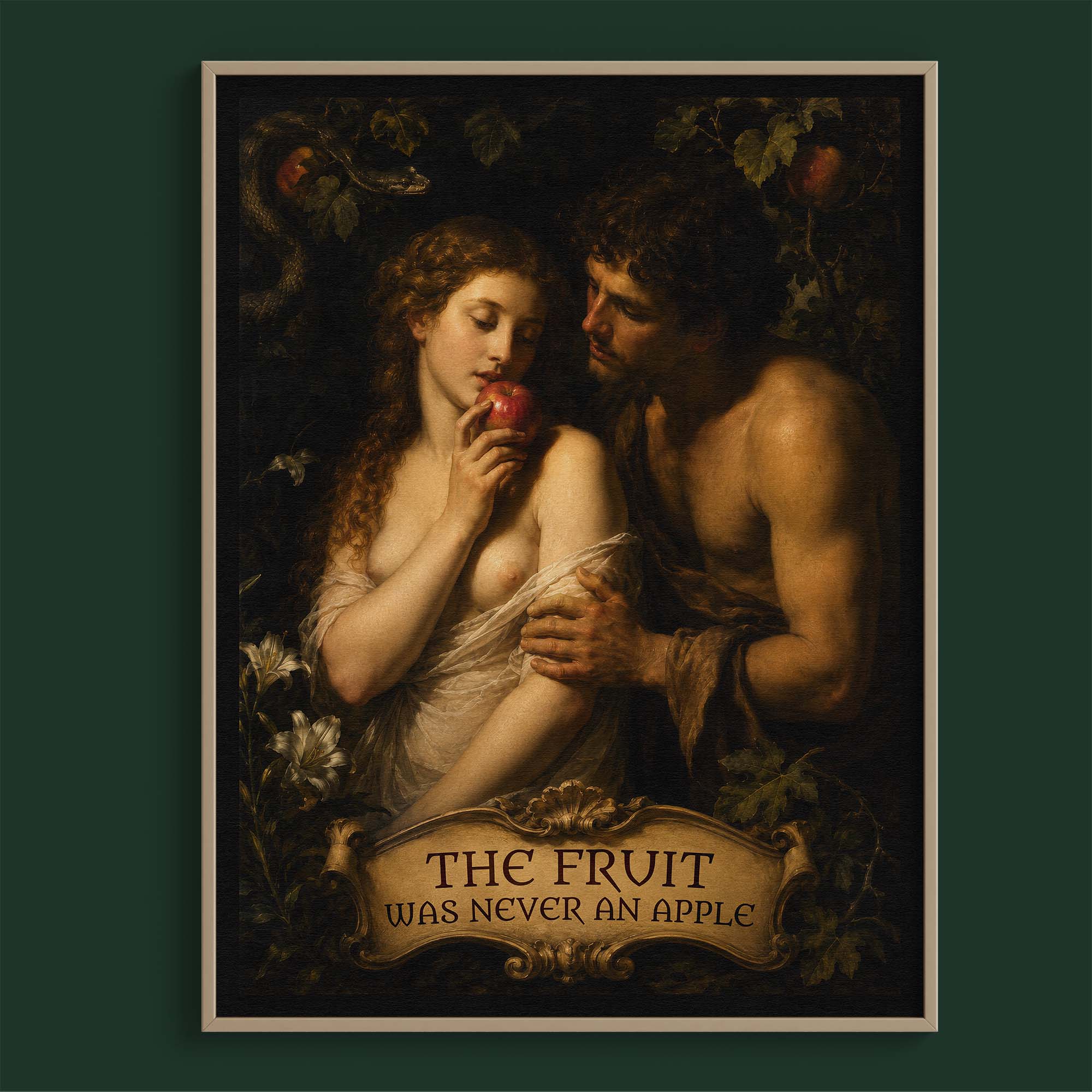 The Fruit Was Never an Apple