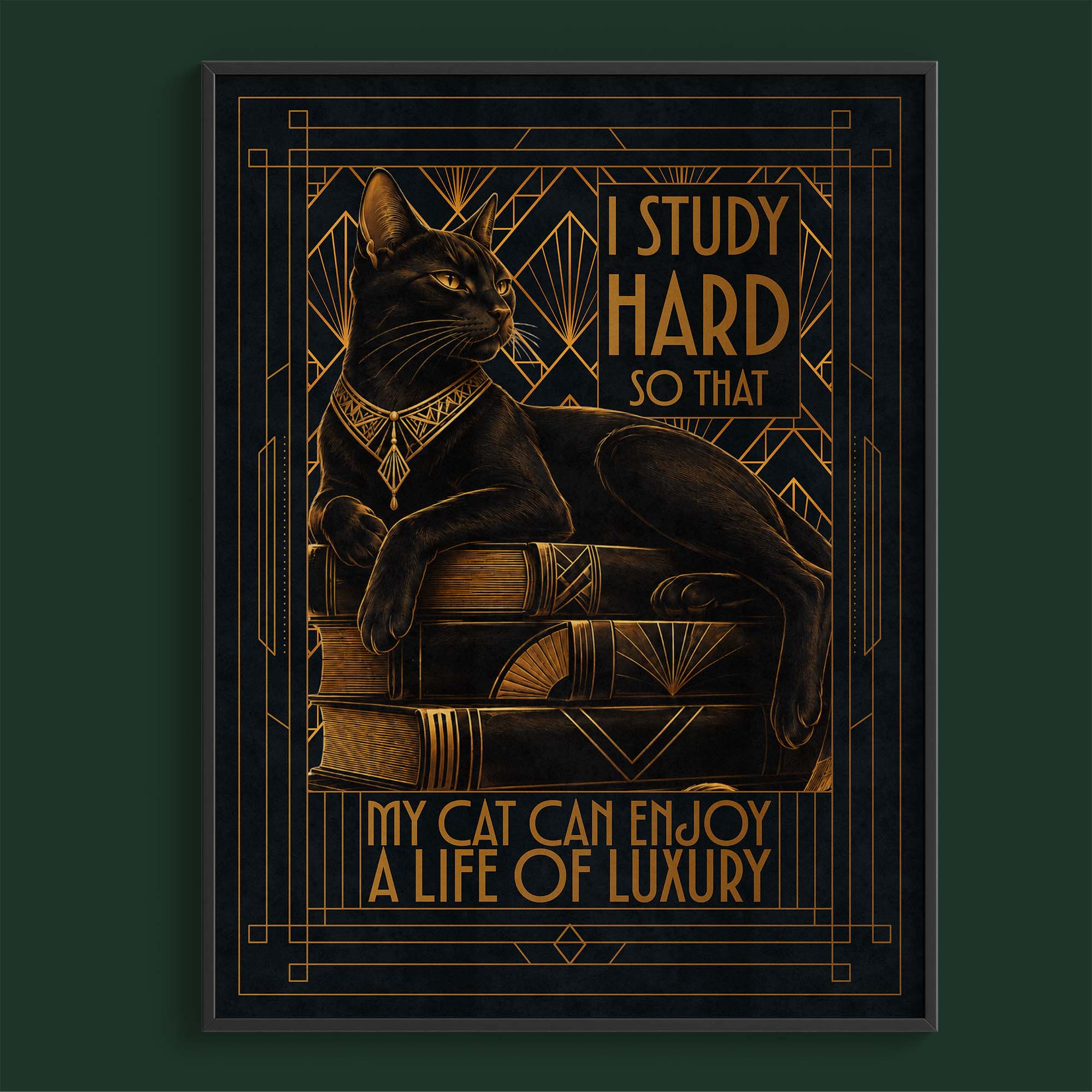 Study Hard So That My Cat Can Enjoy a Life of Luxury