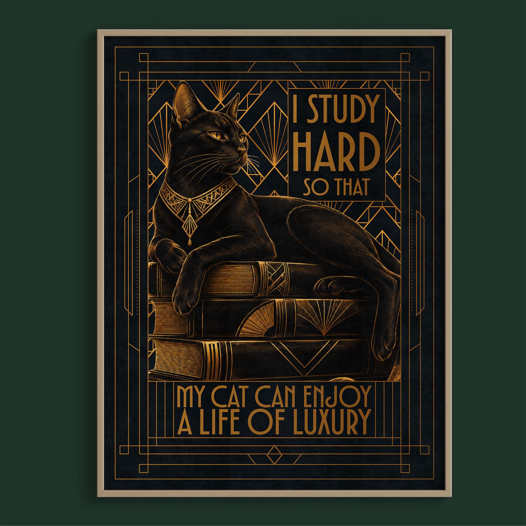 Study Hard So That My Cat Can Enjoy a Life of Luxury