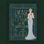 Please don't do cocaine in the bathroom