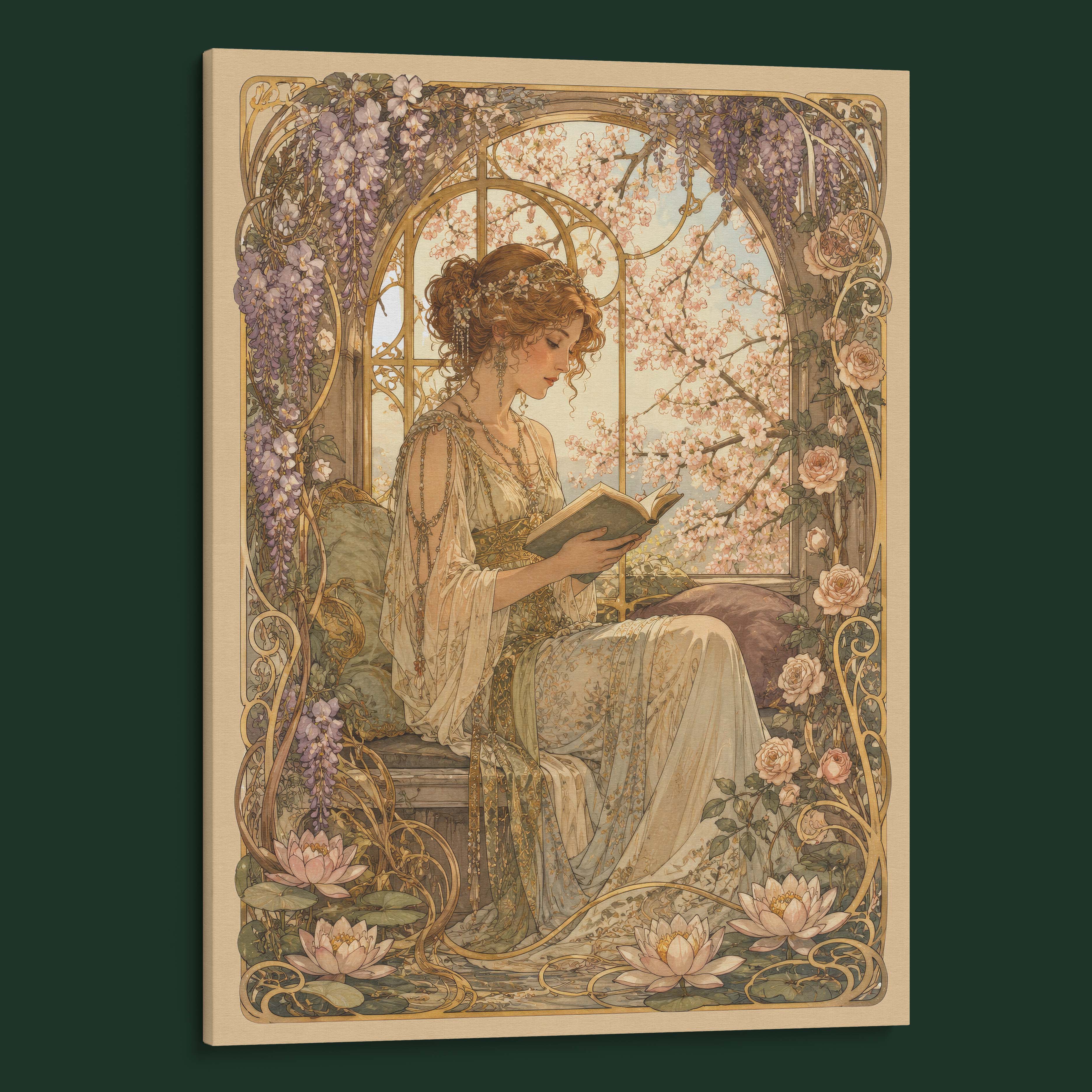 Reading in spring