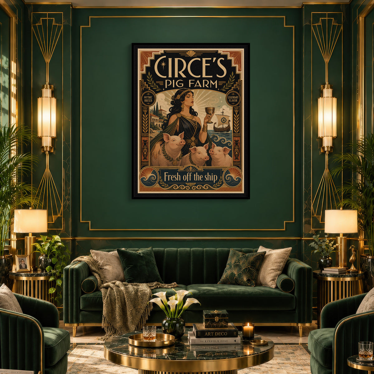 Circe's Pig Farm — LivingRoom