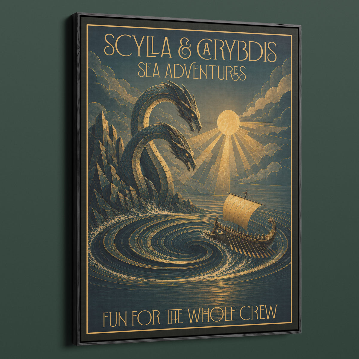 Scylla & Carybdis — Frame Floating Side