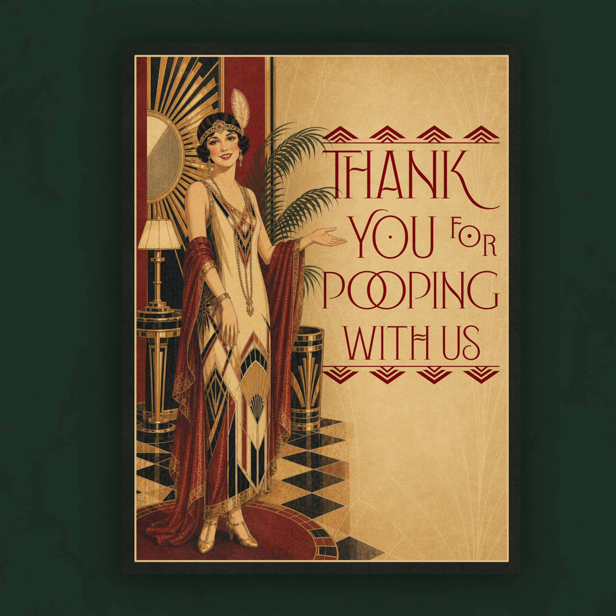 Thank you for pooping with us