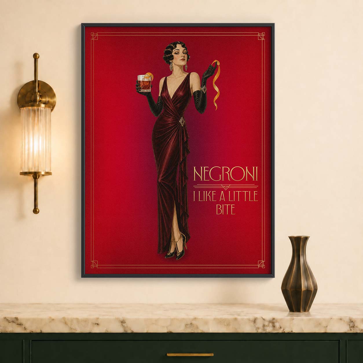Negroni Vintage Cocktail