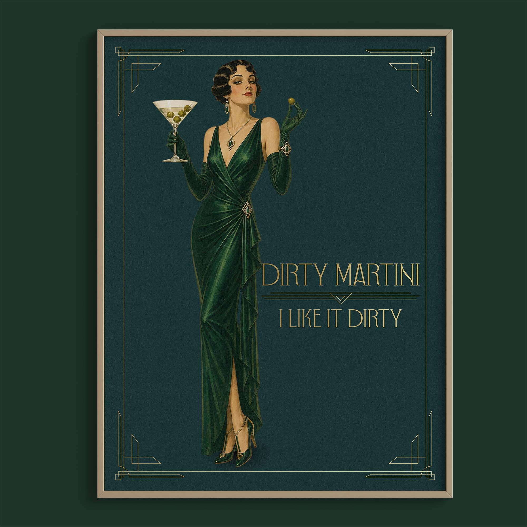 Dirty Martini Cocktail