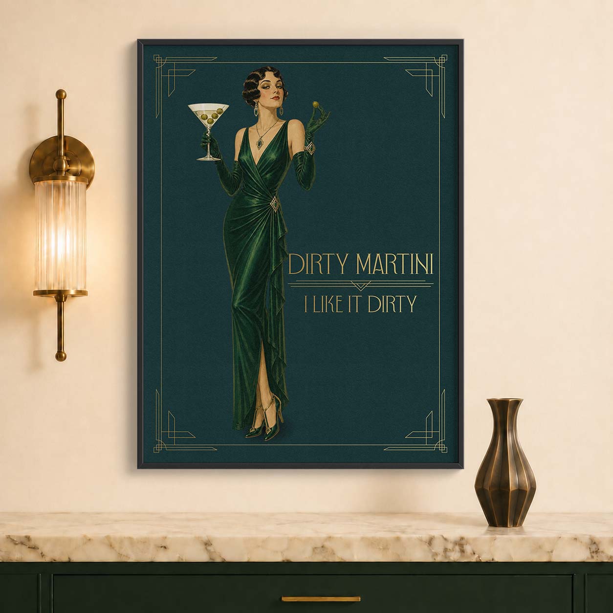 Dirty Martini Cocktail
