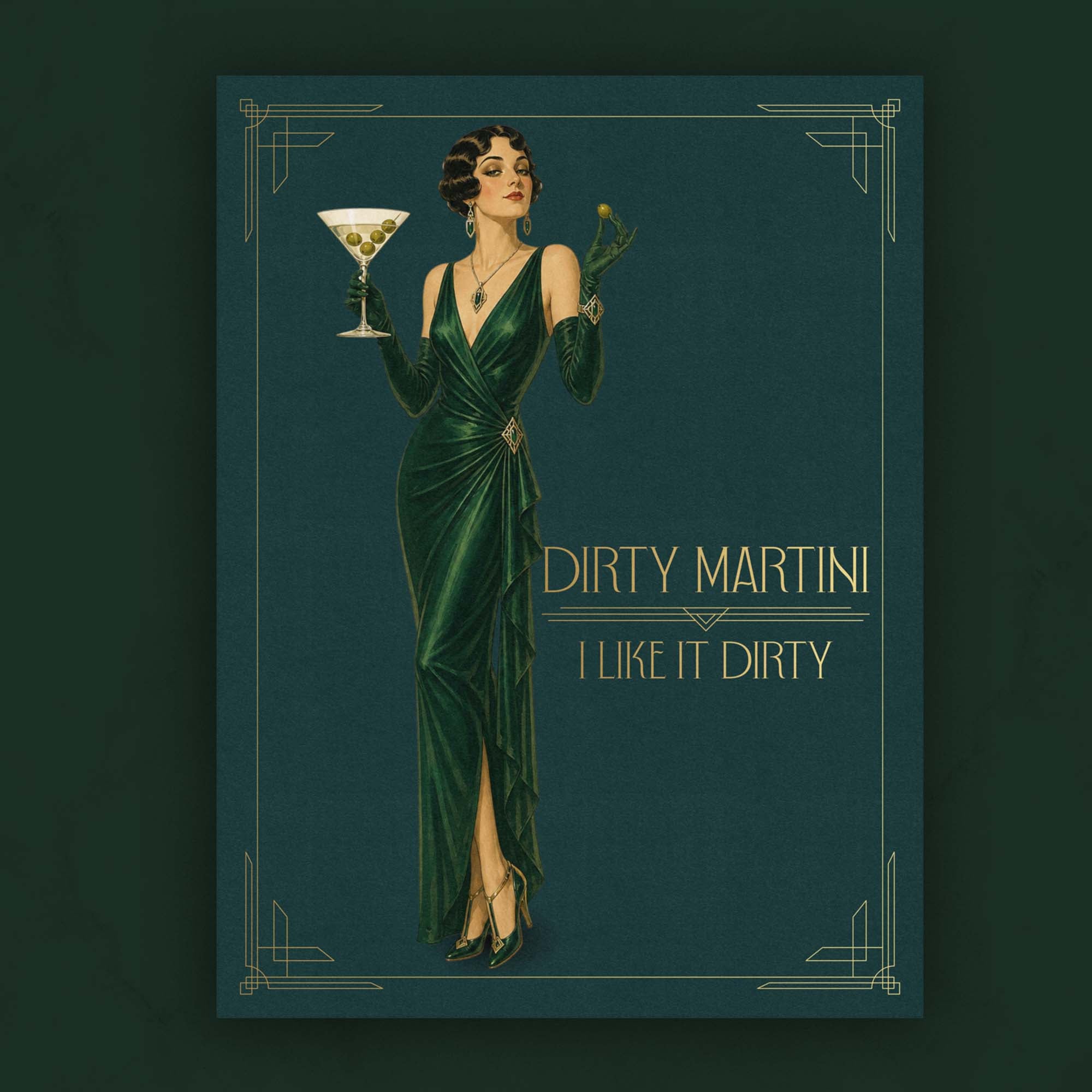 Dirty Martini Cocktail