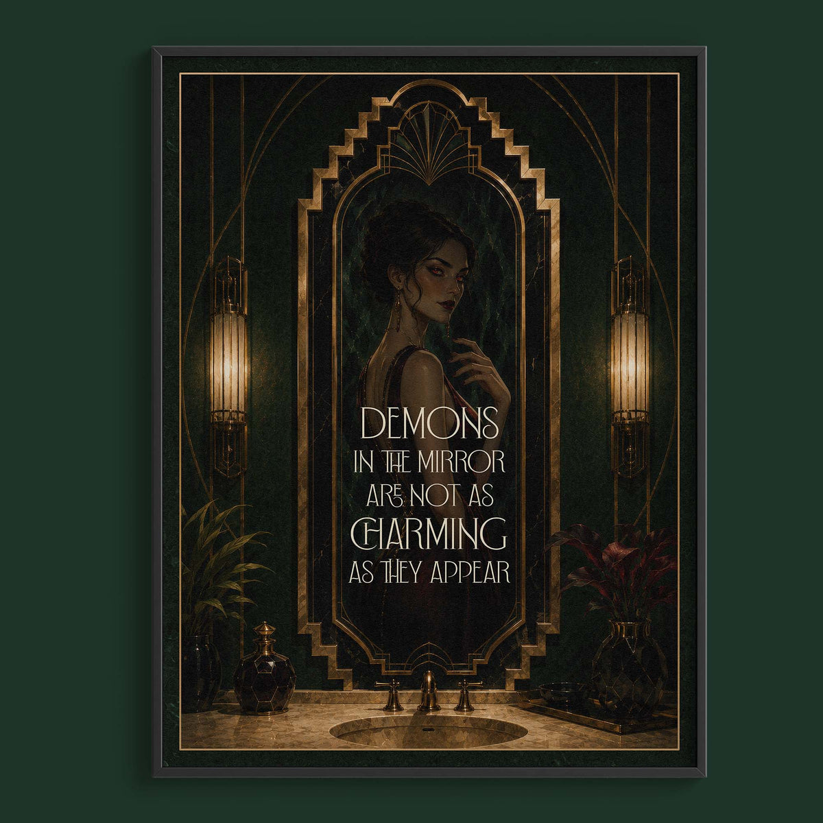 Demons in the mirror are not as charming as they appear