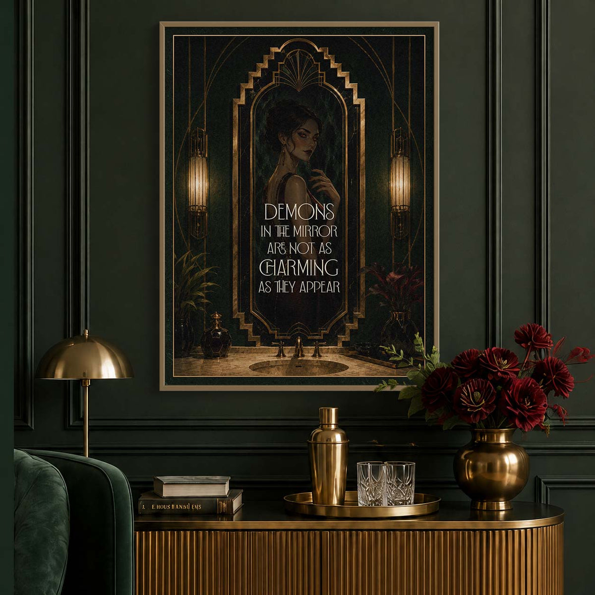 Demons in the mirror are not as charming as they appear