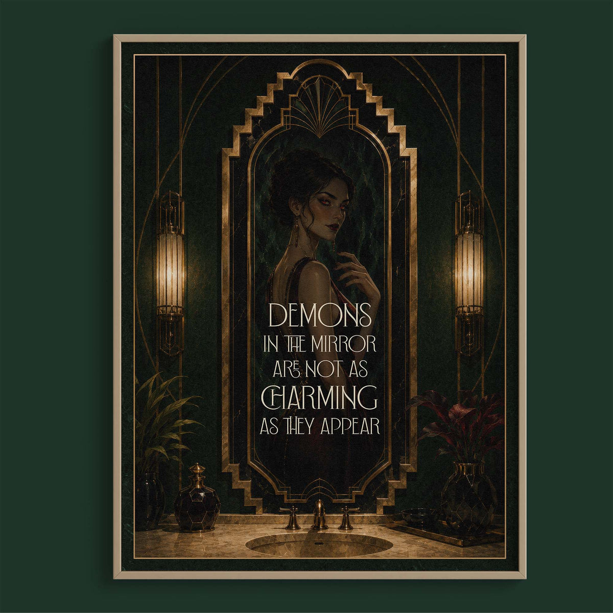 Demons in the mirror are not as charming as they appear