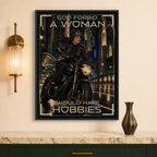 God forbid women should drive motorcycles